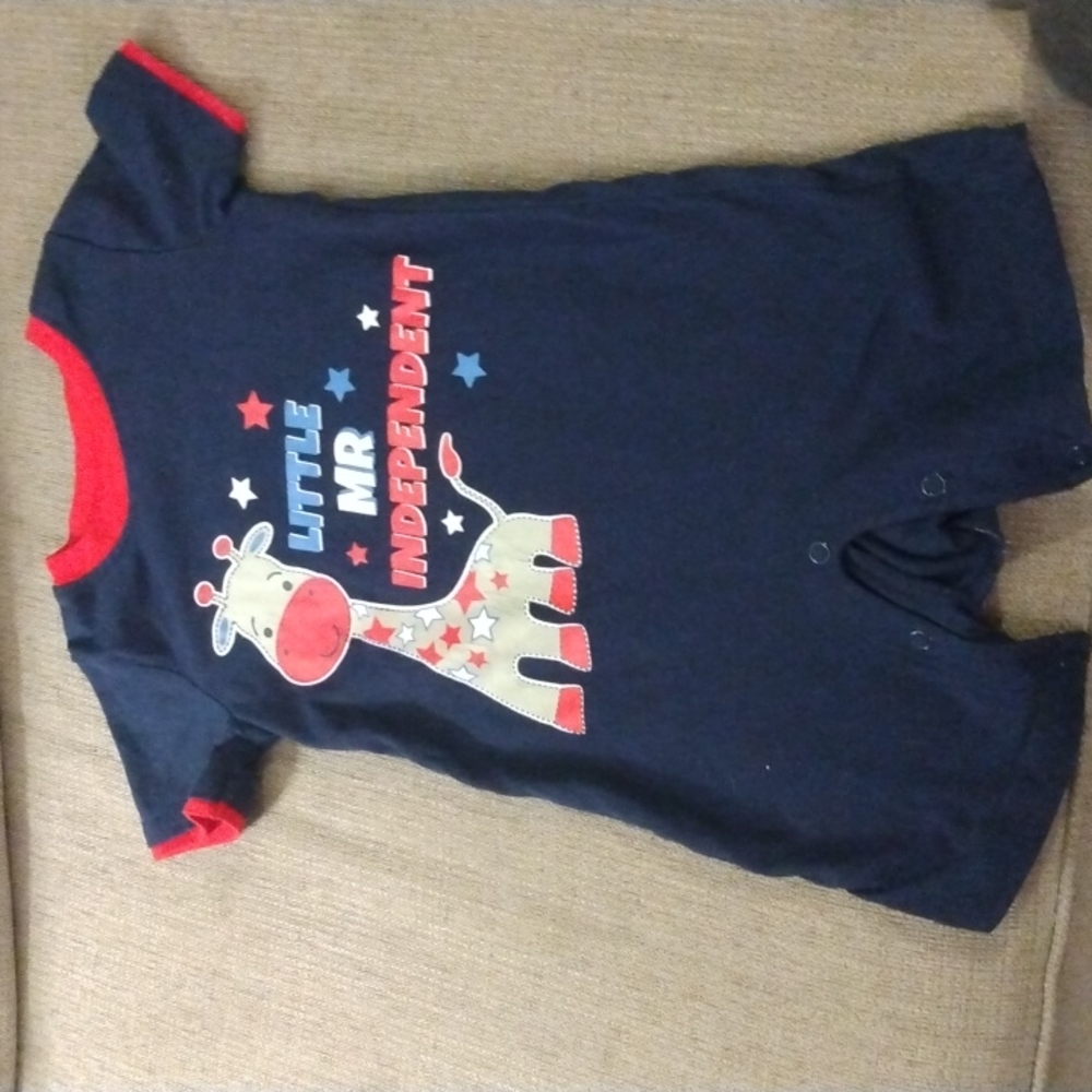 18 months boys  blue onezie